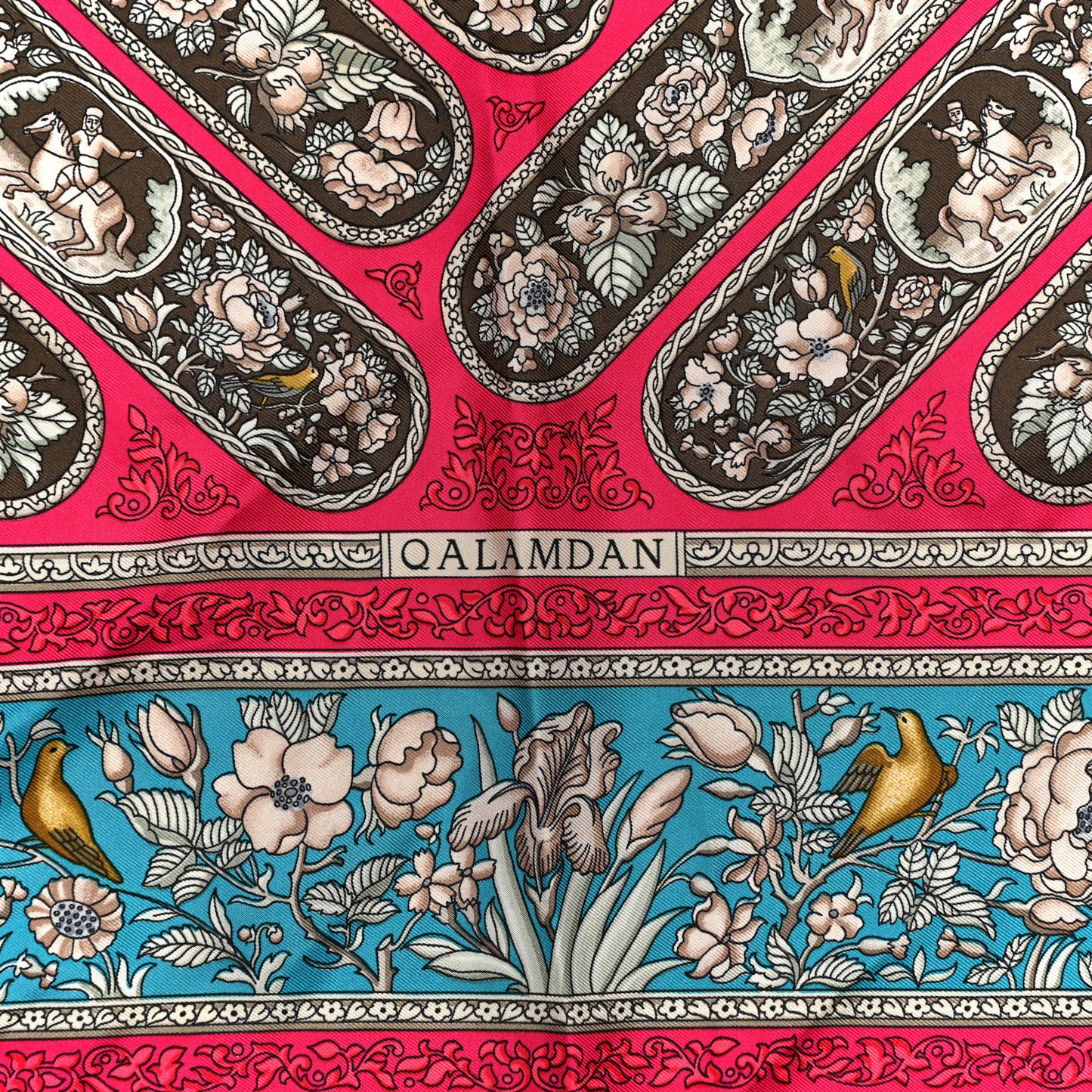 Silk Qalamdan Scarf 90