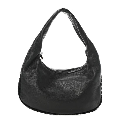Bottega Veneta Cervo Braided Mini Veneta Hobo Black 1 of 9