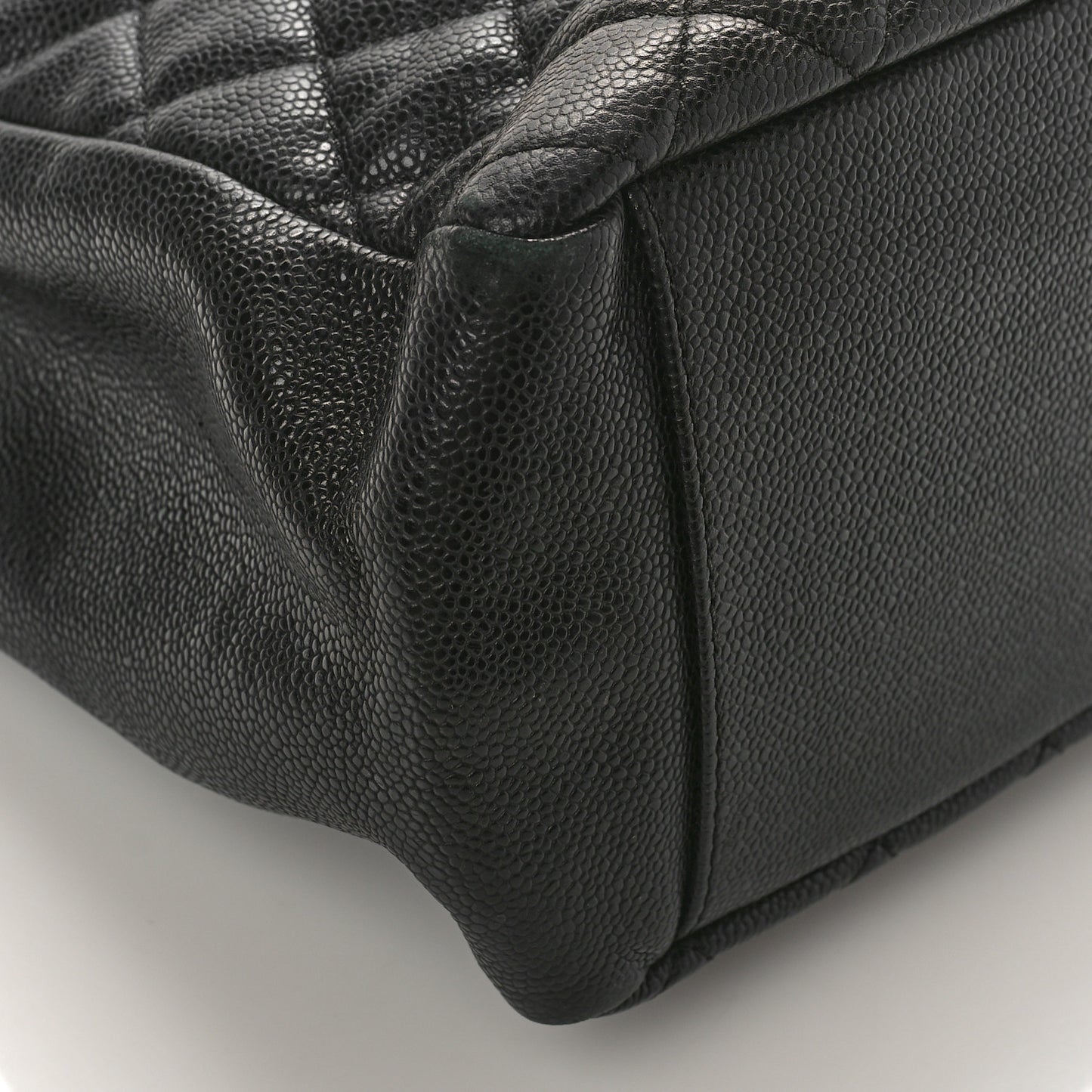 Caviar Quilted Grand Shopping Tote GST Black