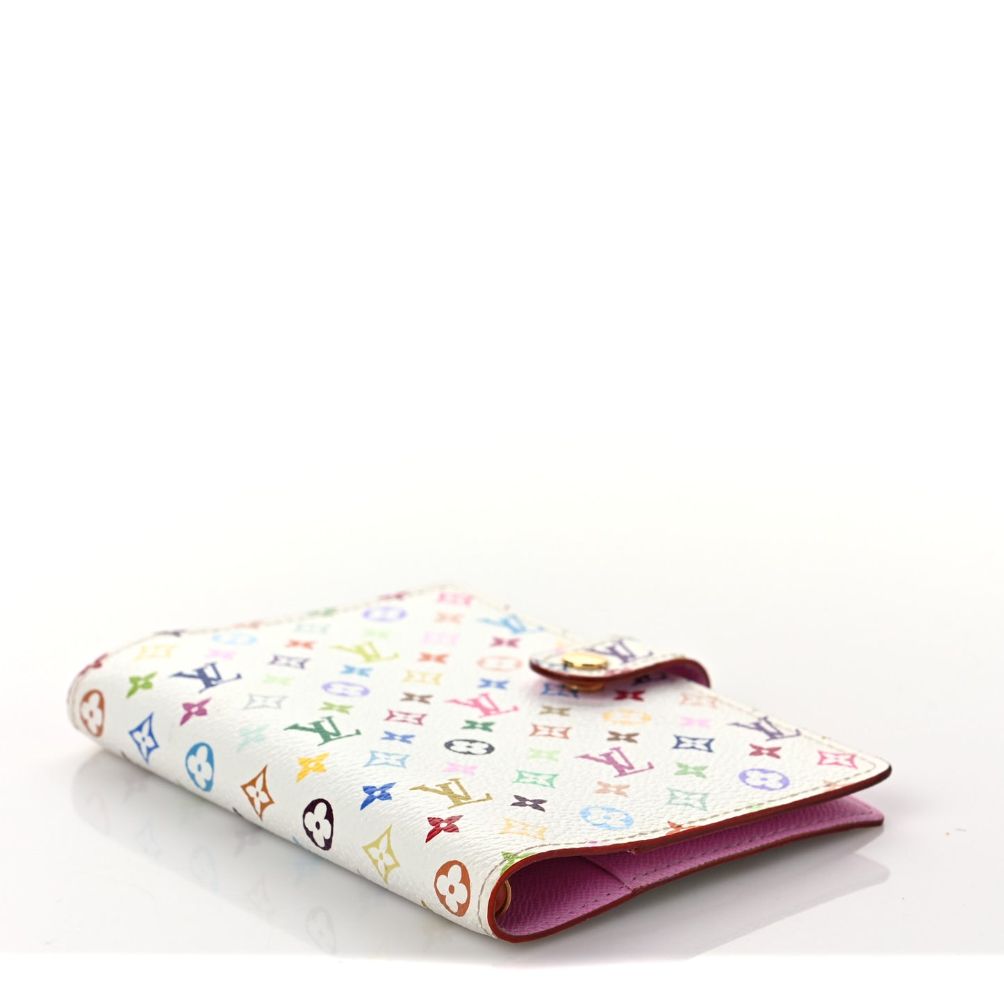Monogram Multicolor Small Ring Agenda Cover White Litchi