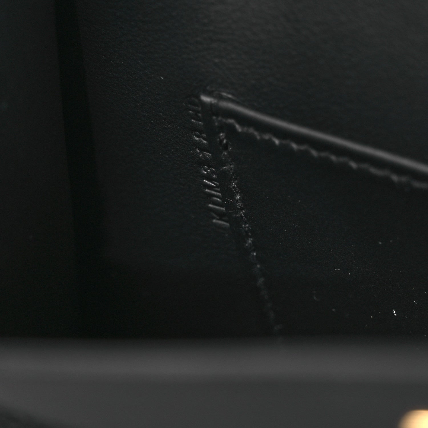 Hermes Swift Kelly Pochette Clutch Black 7 of 12