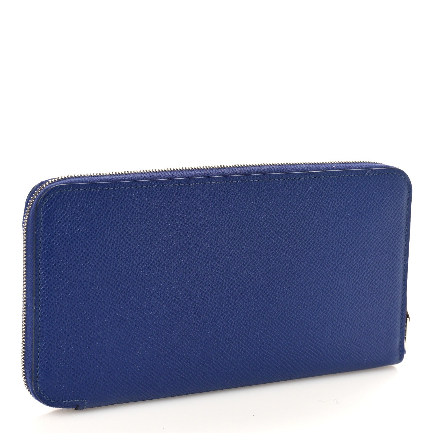 Hermes Epsom Silk'In Wallet Bleu Saphir 3 of 8