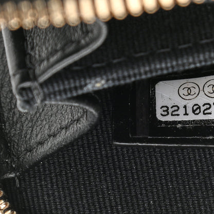 Chanel Lambskin Quilted Mini Lacquered Chain Clutch Black 7 of 10