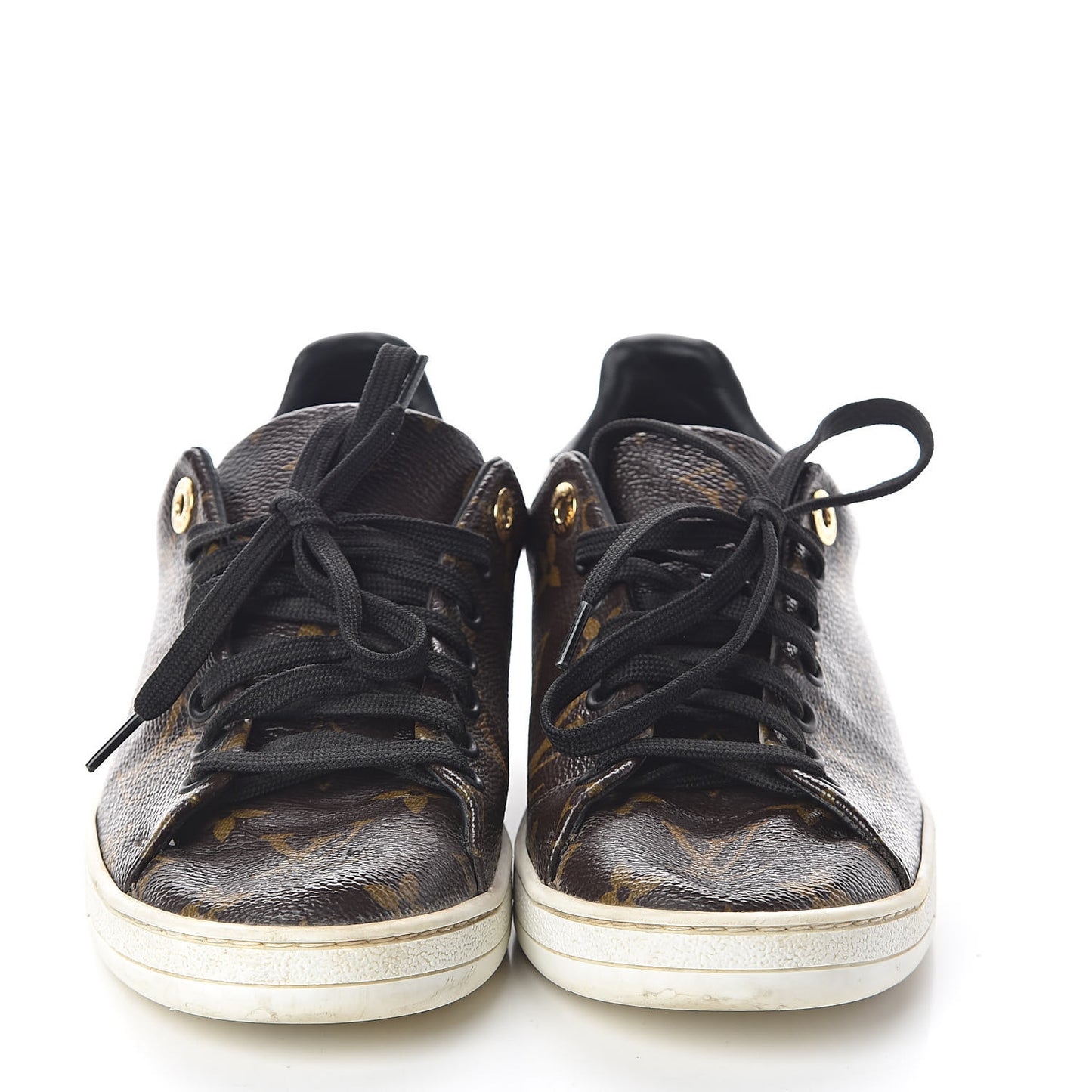 Patent Monogram Frontrow Sneakers 36