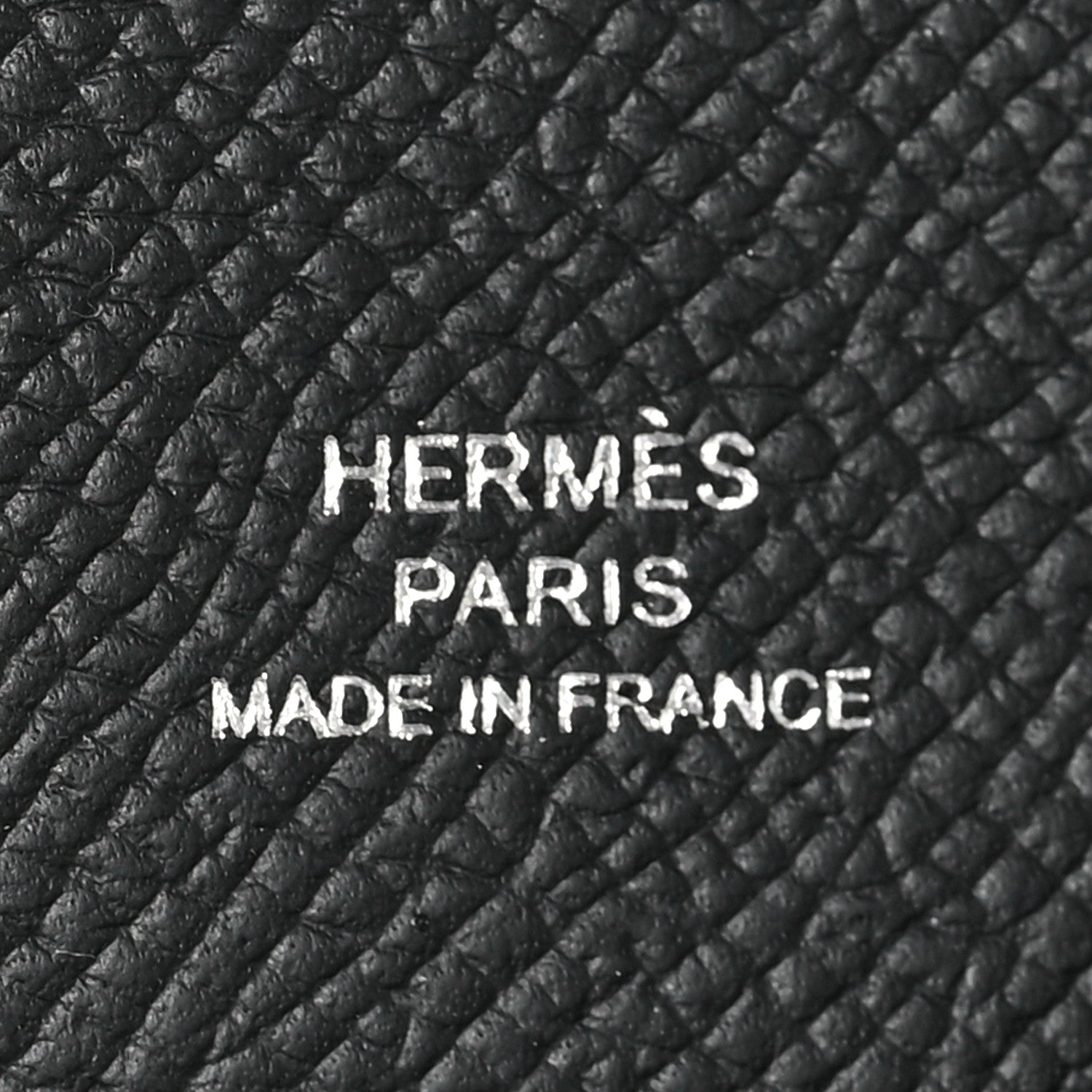 Hermes Epsom Calvi Card Case Black 6 of 6