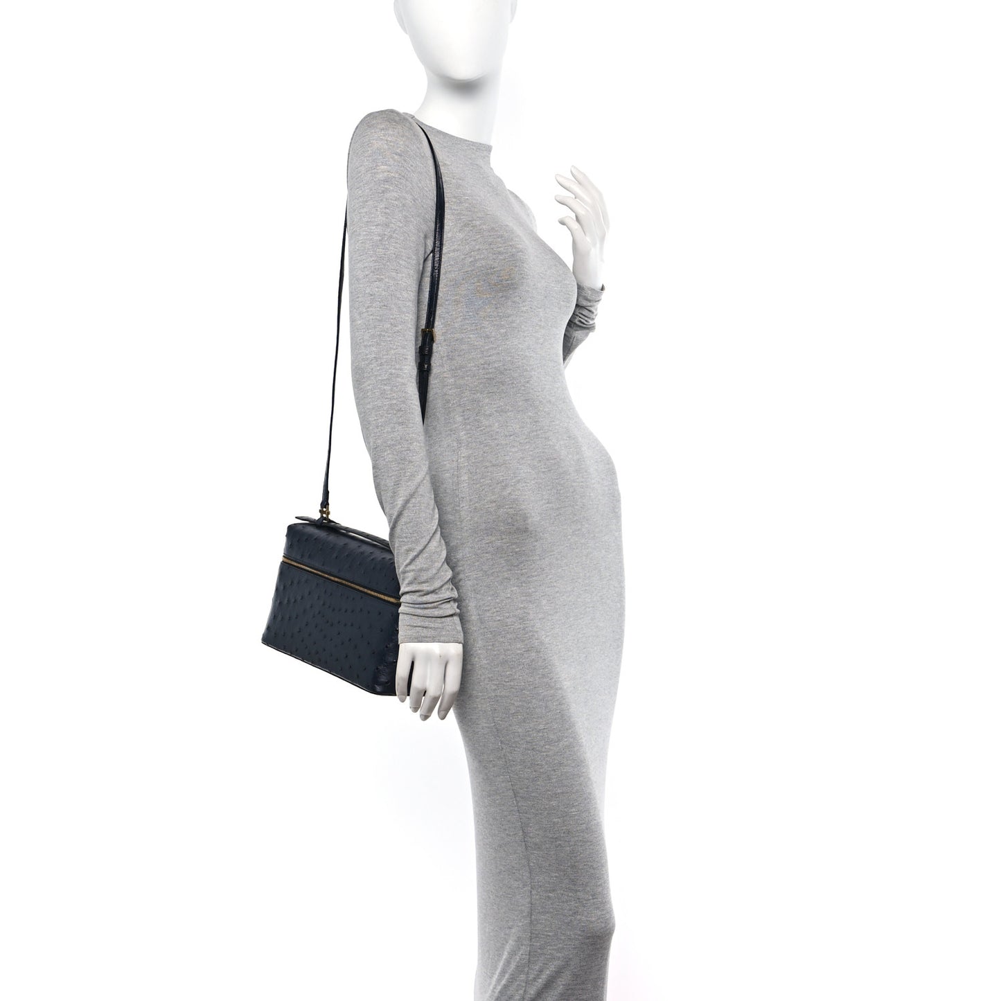 Ostrich Extra Pocket L27 Blue Navy