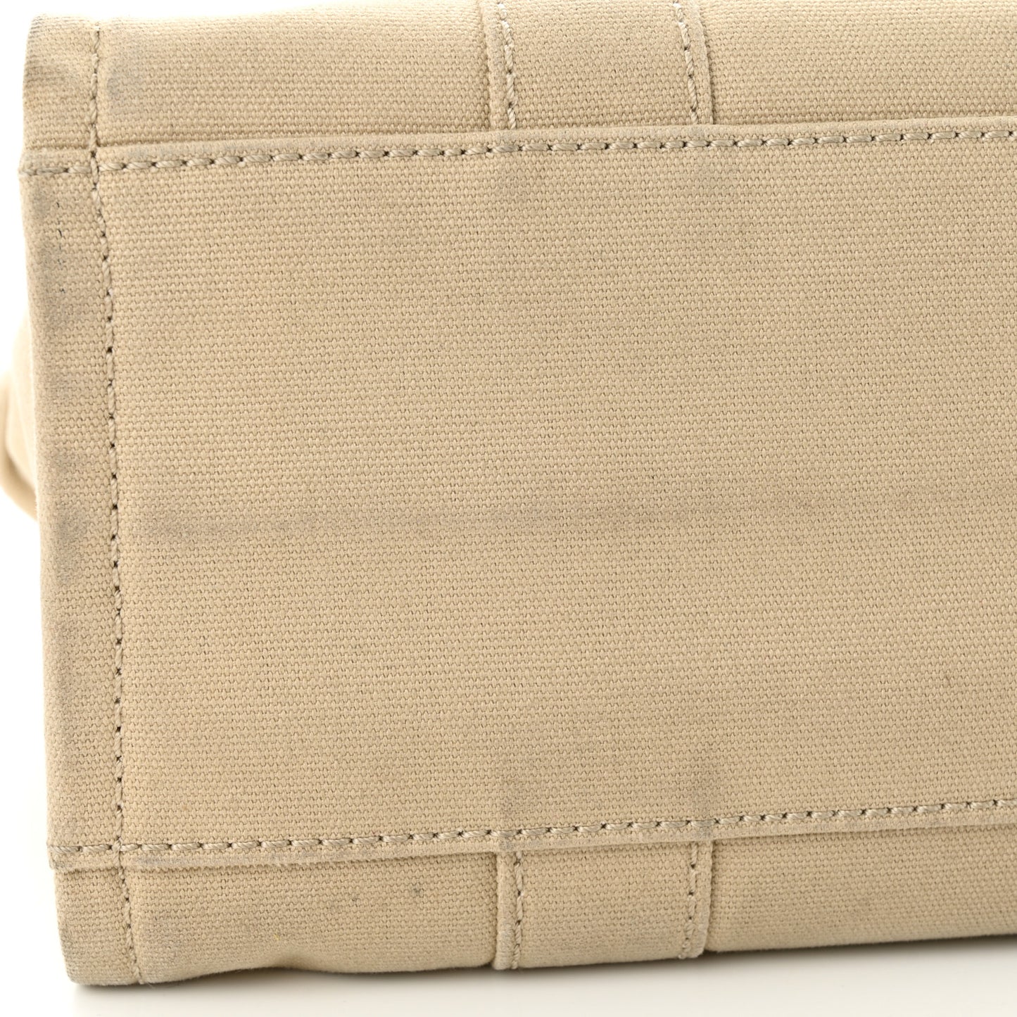 Cotton Canvas Medium The Traveler Tote Bag Beige