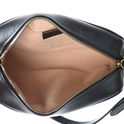 Gucci Calfskin Matelasse Small GG Marmont Chain Shoulder Bag Black 5 of 16