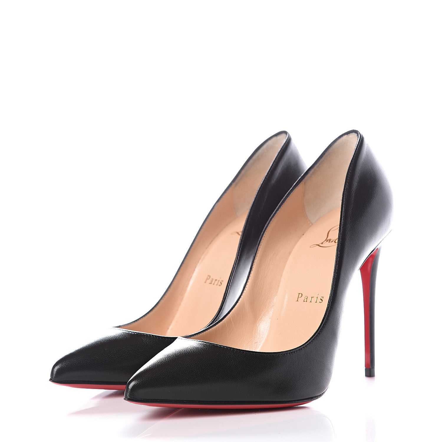 Christian Louboutin Shiny Nappa Pigalle Follies 100 Pumps 36.5 Black 2 of 9