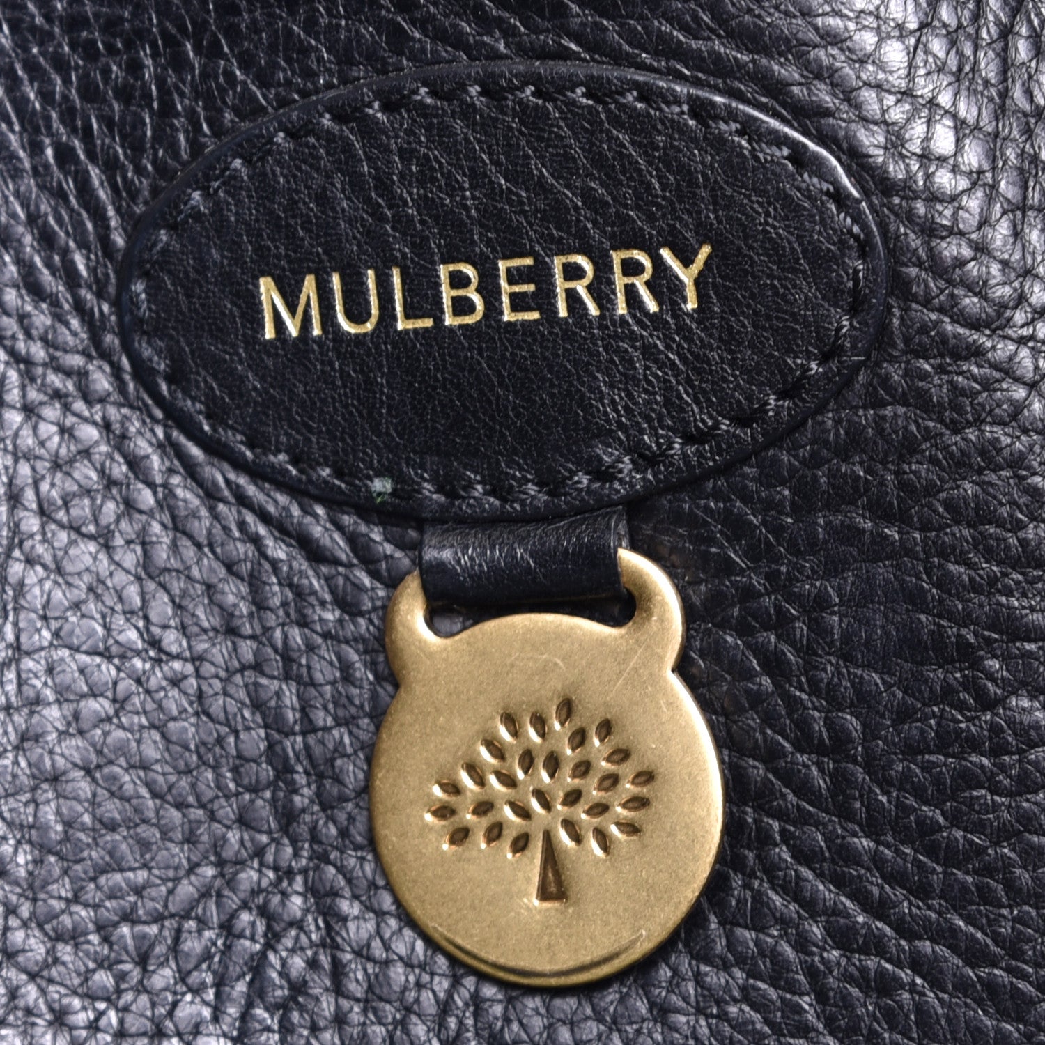 Mulberry Natural Leather Bayswater Black 6 of 11