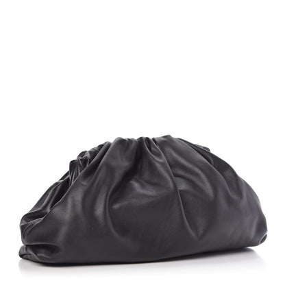 Bottega Veneta Smooth Butter Calf The Pouch Oversized Clutch Black 2 of 8