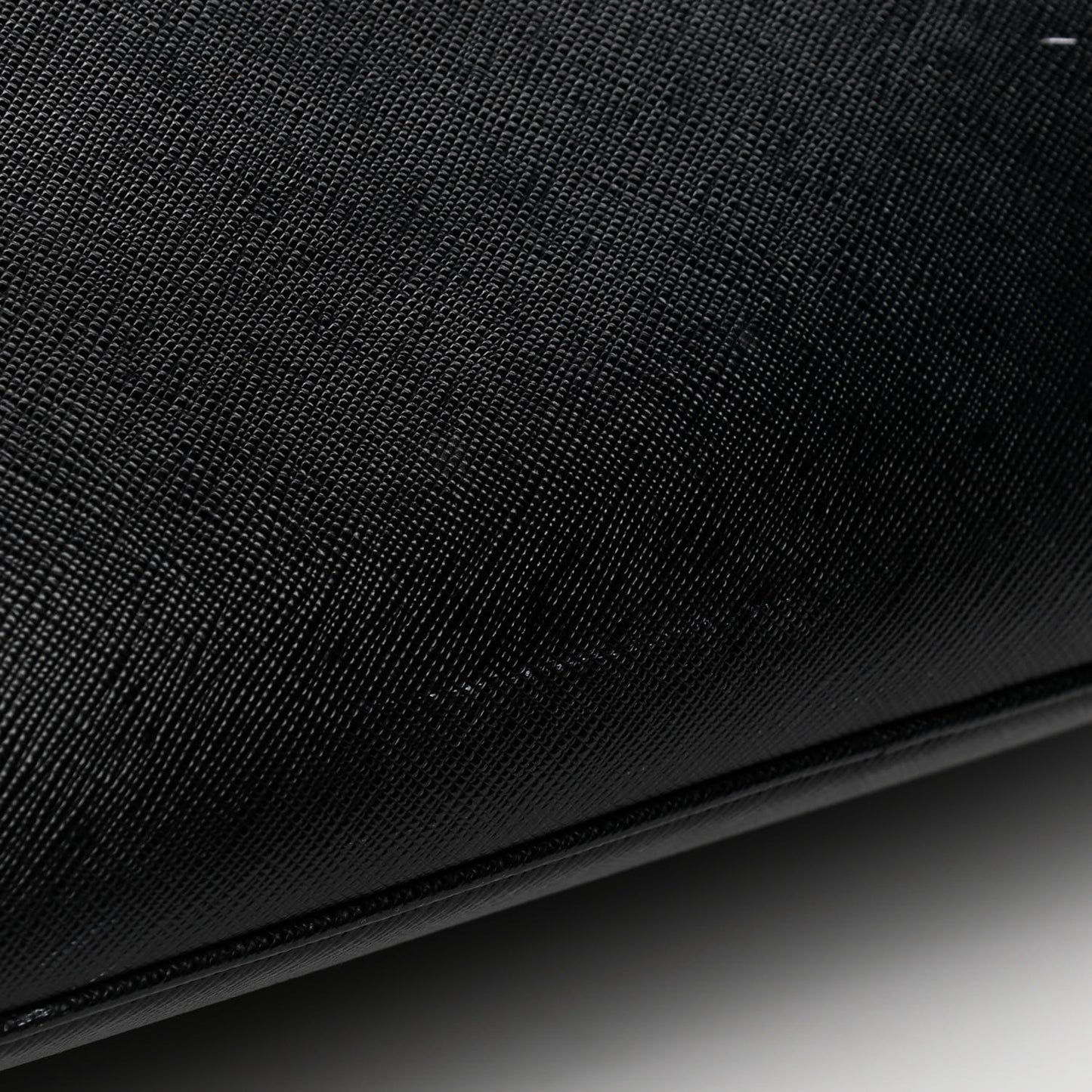 Saffiano Large Galleria Double Zip Tote Black