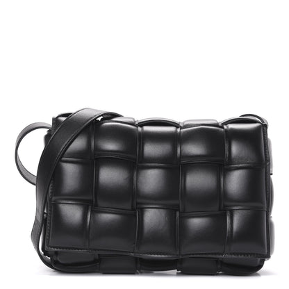 Bottega Veneta Nappa Maxi Intreccio Padded Cassette Crossbody Bag Black 1 of 9