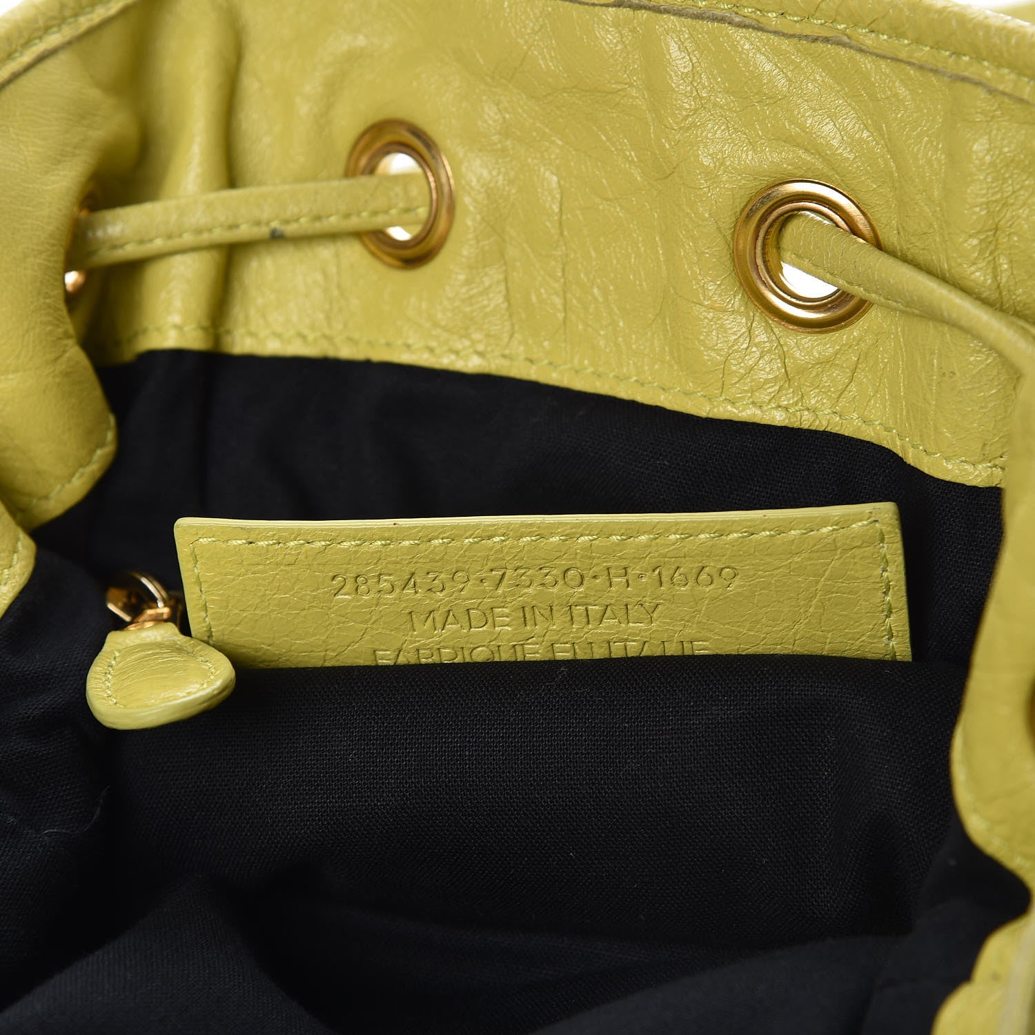 Balenciaga Agneau Giant 12 Gold Hardware Mini Pompon Jaune Poussin 9 of 9