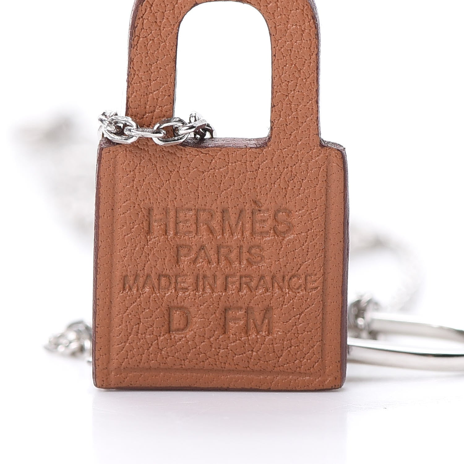 Hermes Swift Small O'Kelly Pendant Necklace Gold 5 of 5
