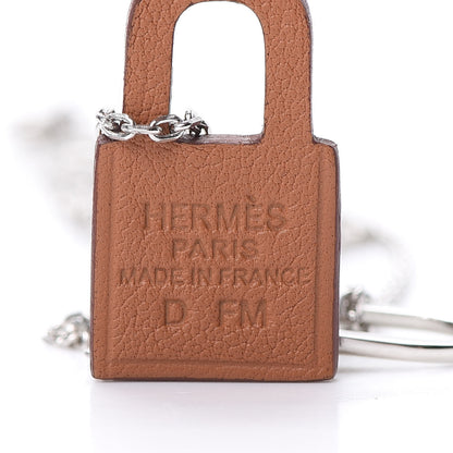 Hermes Swift Small O'Kelly Pendant Necklace Gold 5 of 5