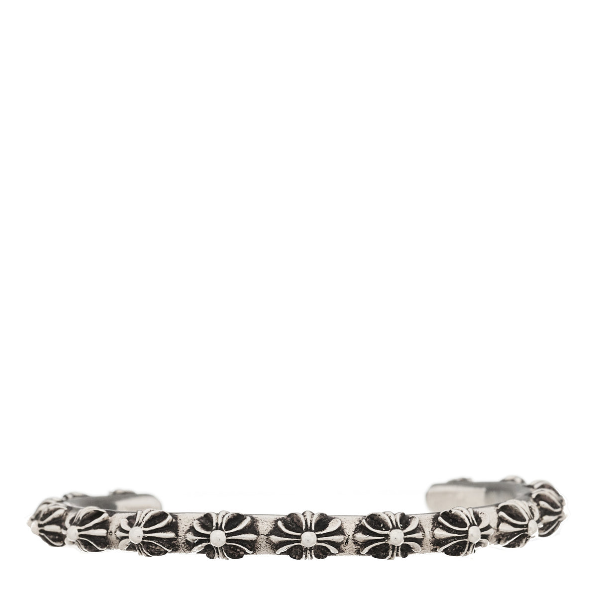 Sterling Silver Cross Cuff Bracelet