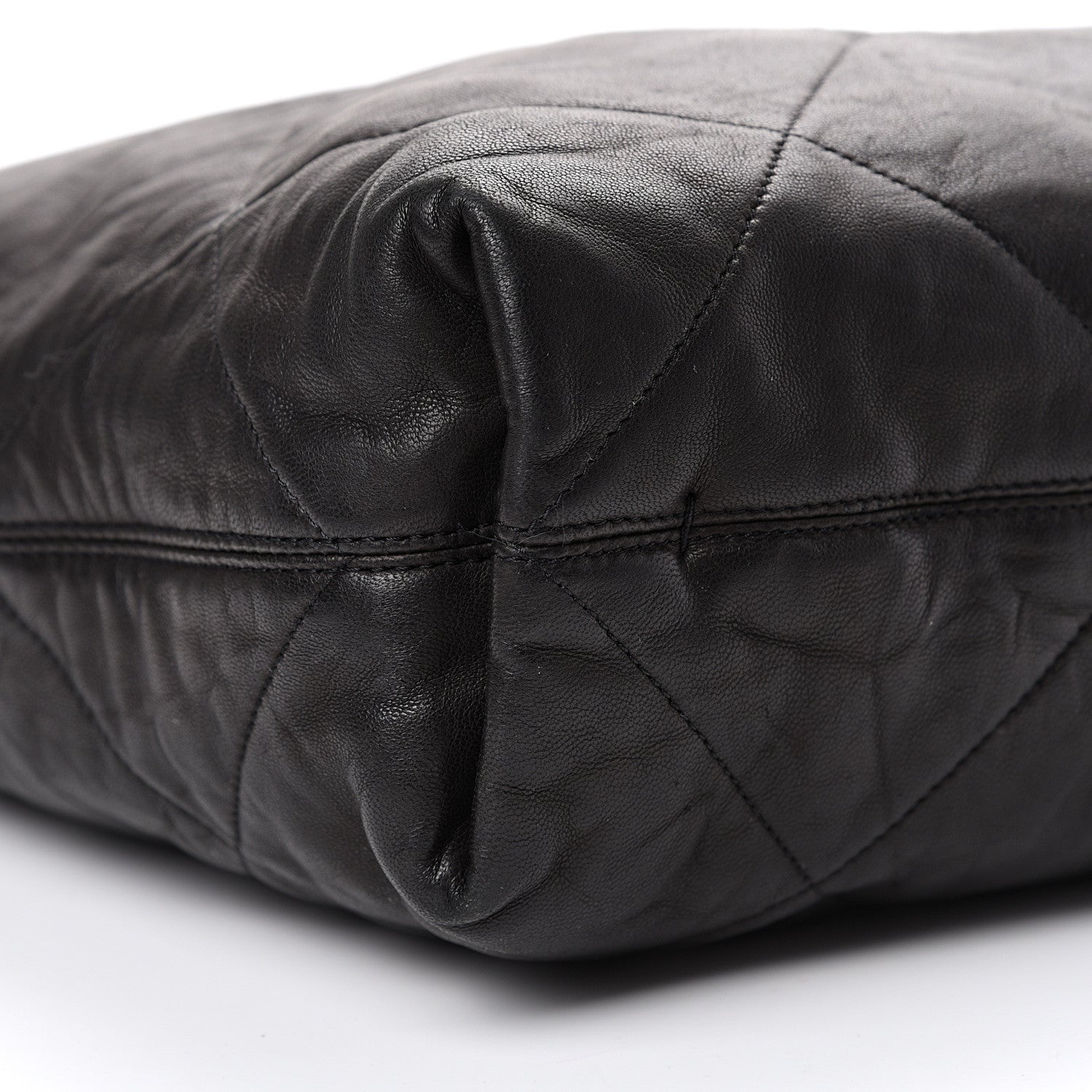 Lanvin Lambskin Quilted Large Amelia Tote Black 7 of 9