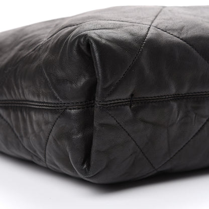Lanvin Lambskin Quilted Large Amelia Tote Black 7 of 9