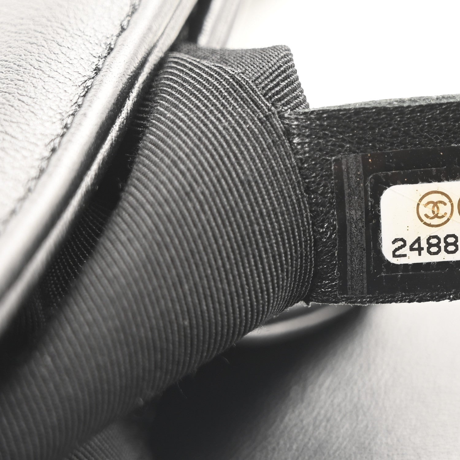 Chanel Lambskin Quilted Medium Boy Flap Black 7 of 10