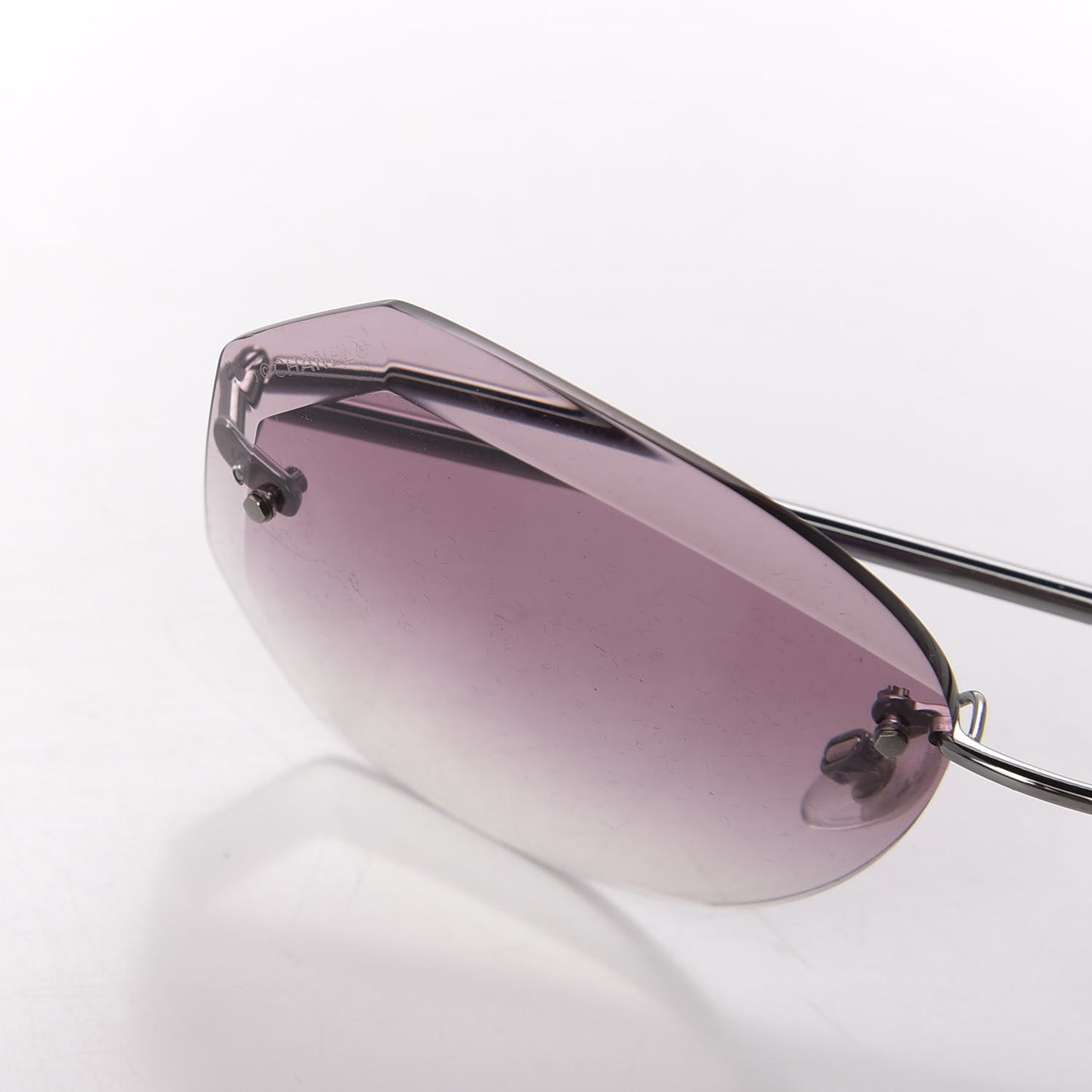 Metal Spring Round Sunglasses 4220 Pink