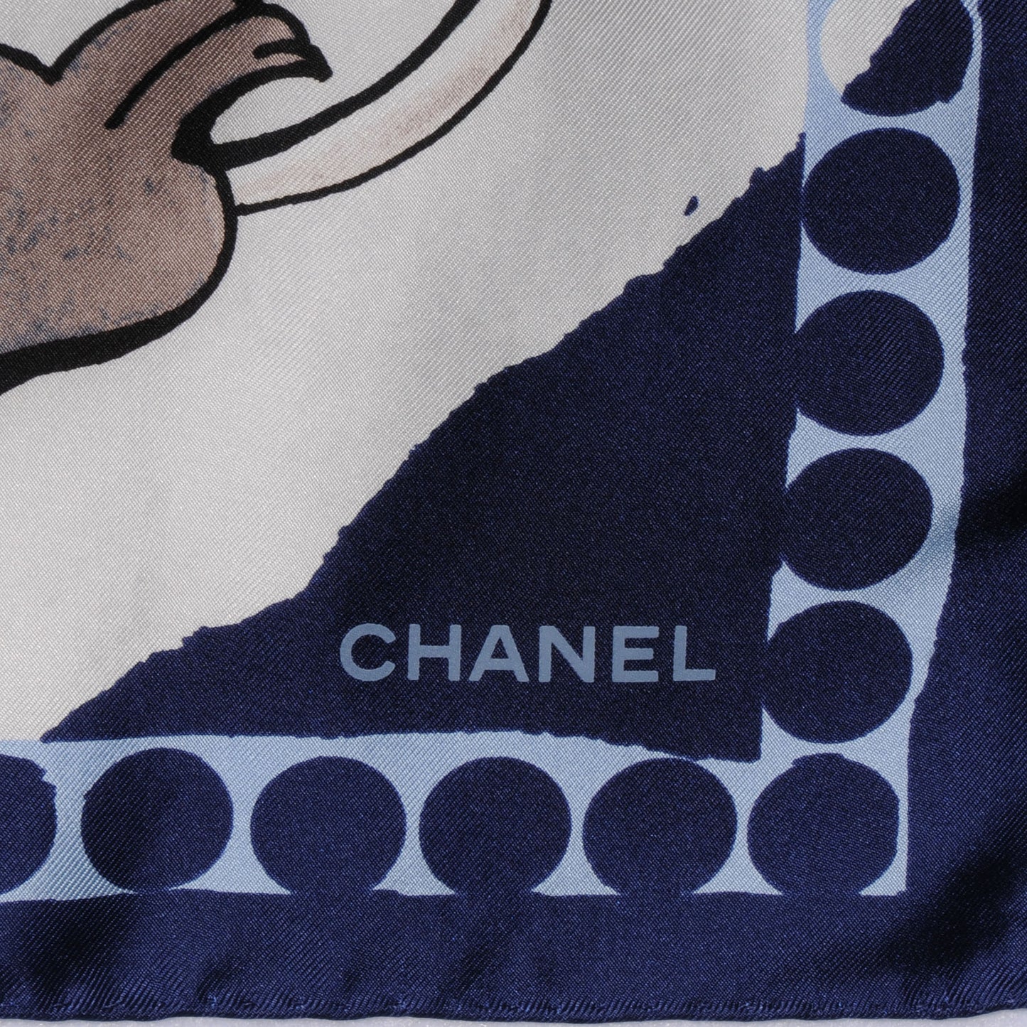 Silk Dragon CC Scarf Navy