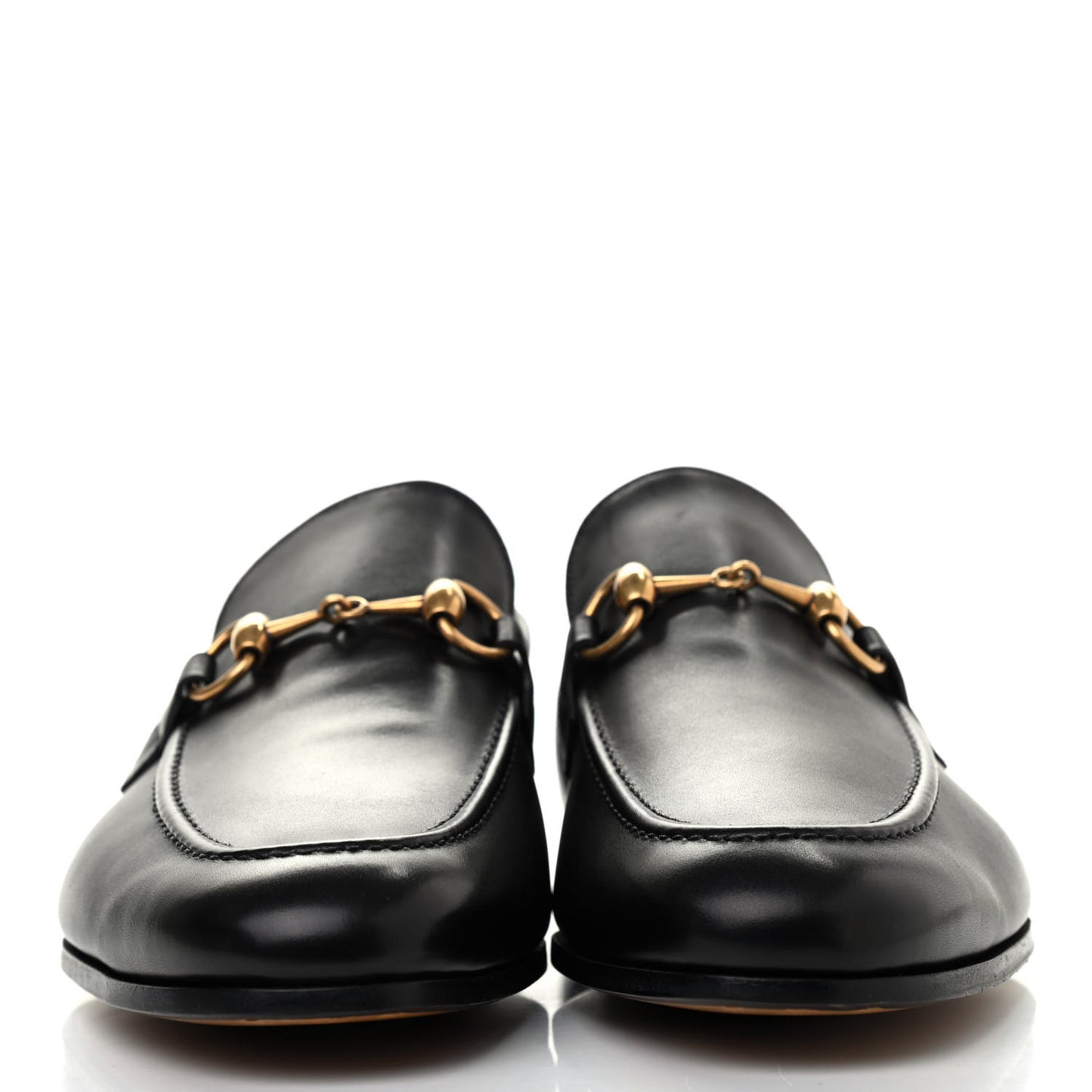 Calfskin Horsebit Mens Jordaan Loafers 7 Black