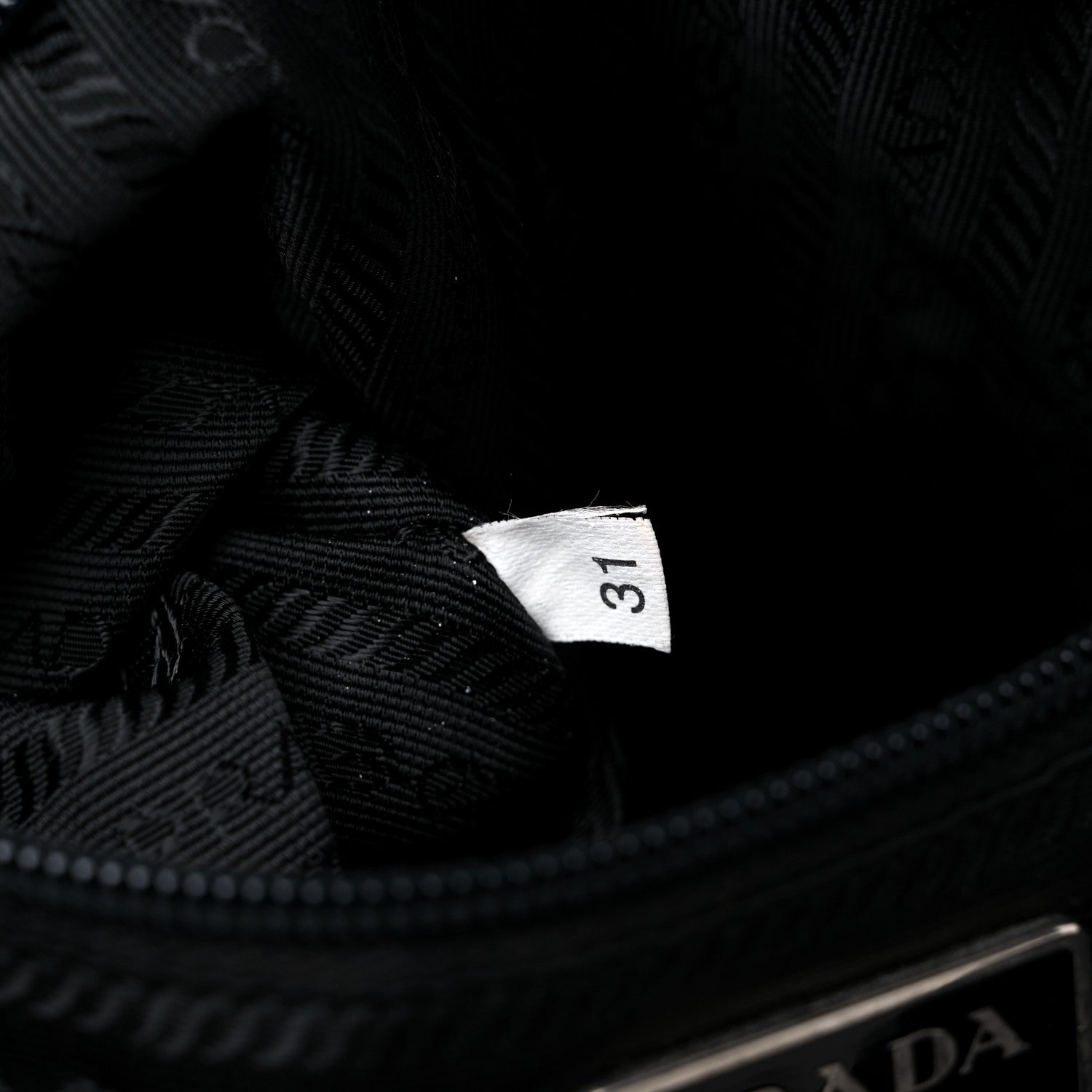 Prada Nylon Vela Medium Backpack Black 7 of 14