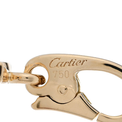 Cartier 18K Yellow Gold Diamond Logo Charm 3 of 3