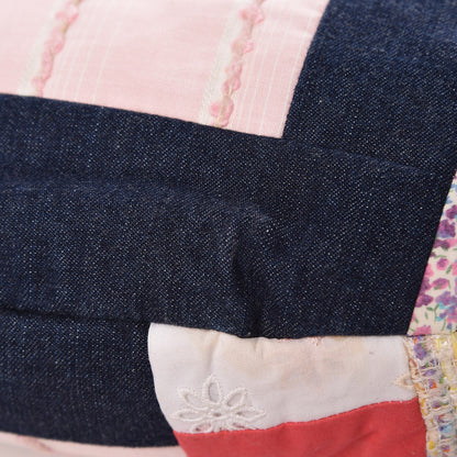 Chanel Fabric Patchwork Hobo Pink 11 of 12