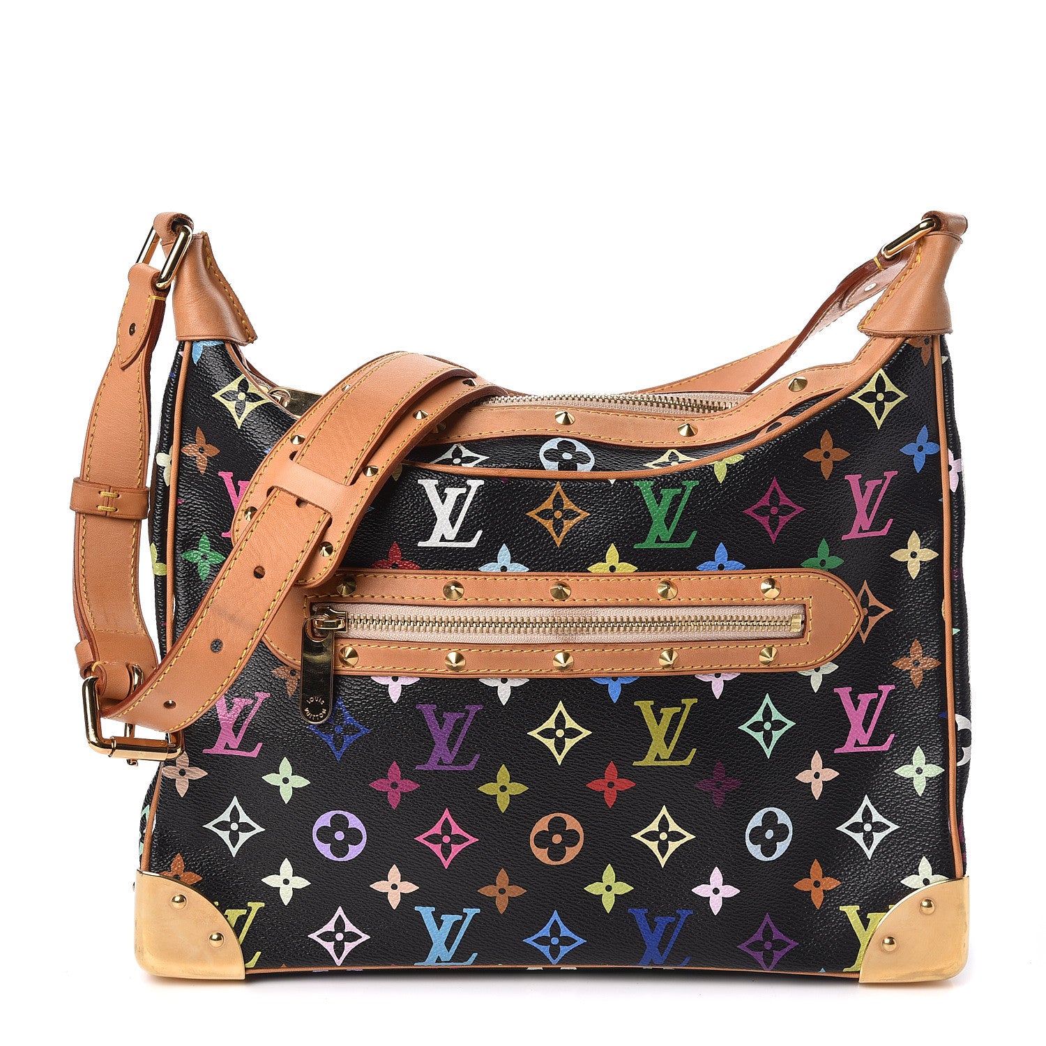 Louis Vuitton Monogram Multicolor Boulogne Black 1 of 11