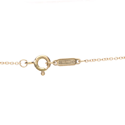 Tiffany 18K Yellow Gold Notes Round Pendant Necklace 5 of 5