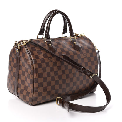 Louis Vuitton Damier Ebene Speedy Bandouliere 30 4 of 13