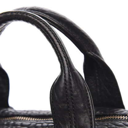 Alexander Wang Pebbled Lambskin Rocco Black Nickel Hardware 9 of 10