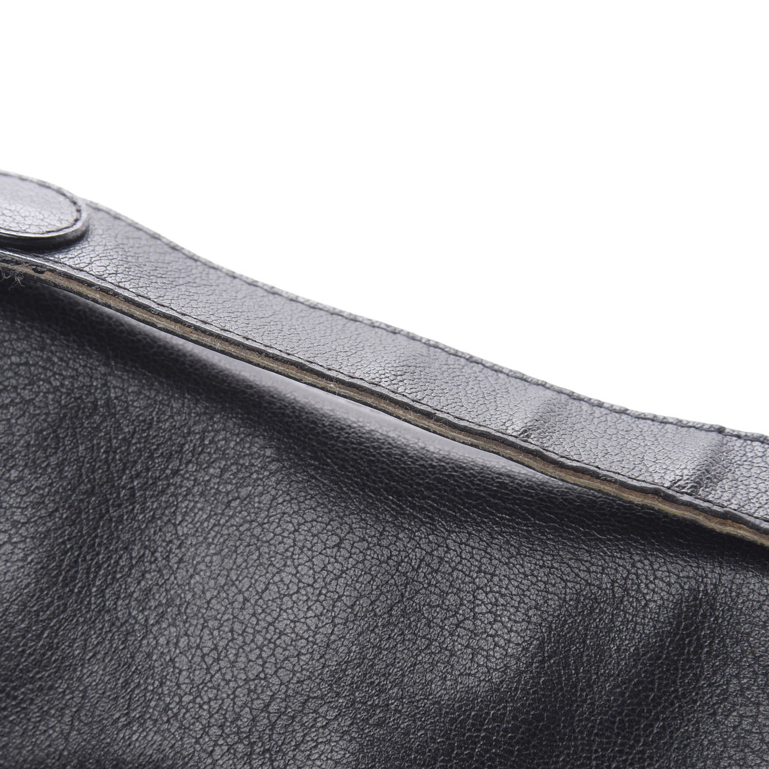 Christian Dior Calfskin Saddle Bag Black 15 of 16