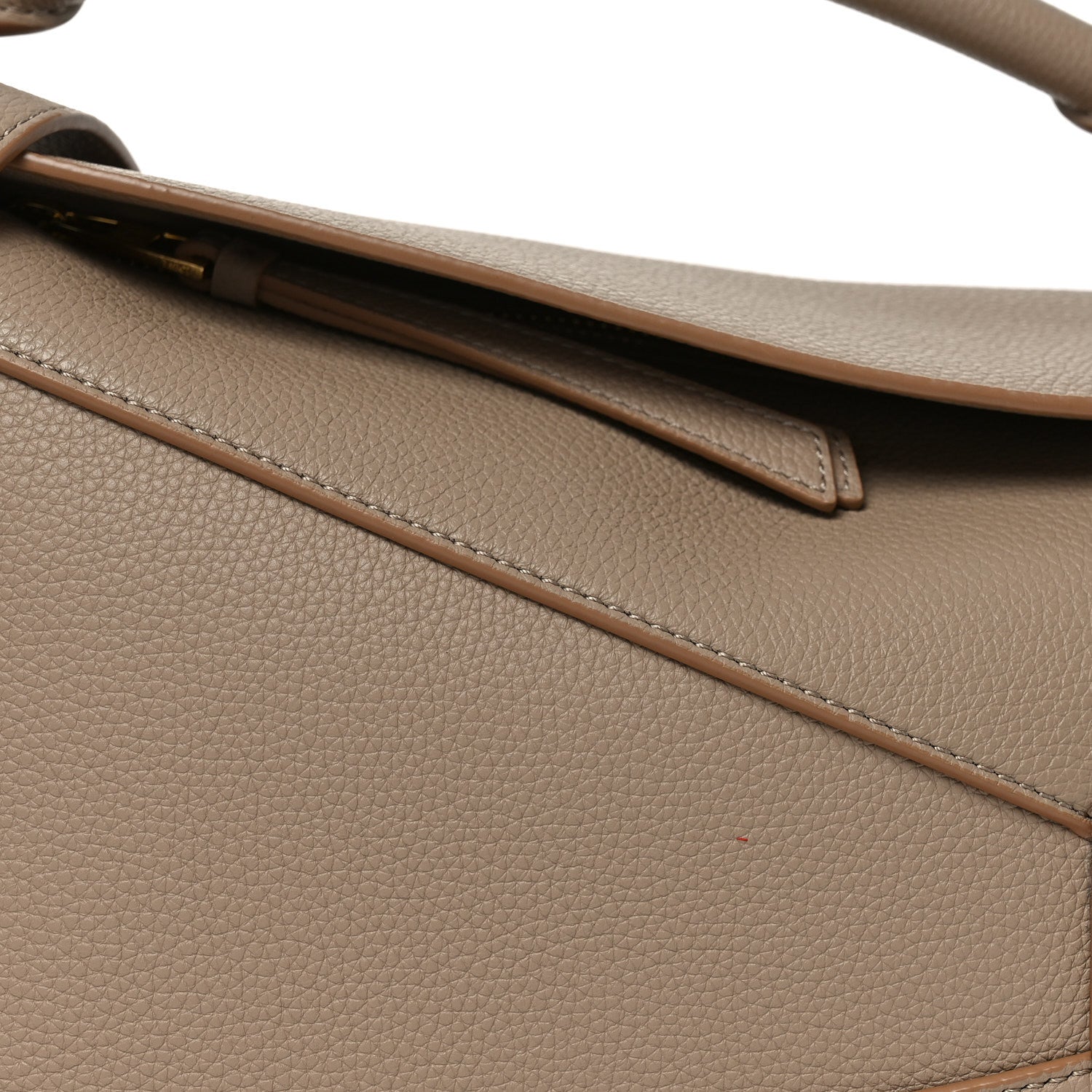 Loewe Grained Calfskin Small Puzzle Edge Bag Sand 6 of 8