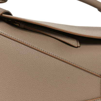 Loewe Grained Calfskin Small Puzzle Edge Bag Sand 6 of 8