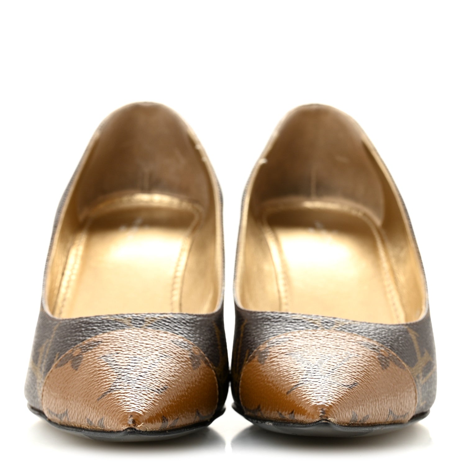 Louis Vuitton Reverse Monogram Cherie Pumps 35.5 3 of 9