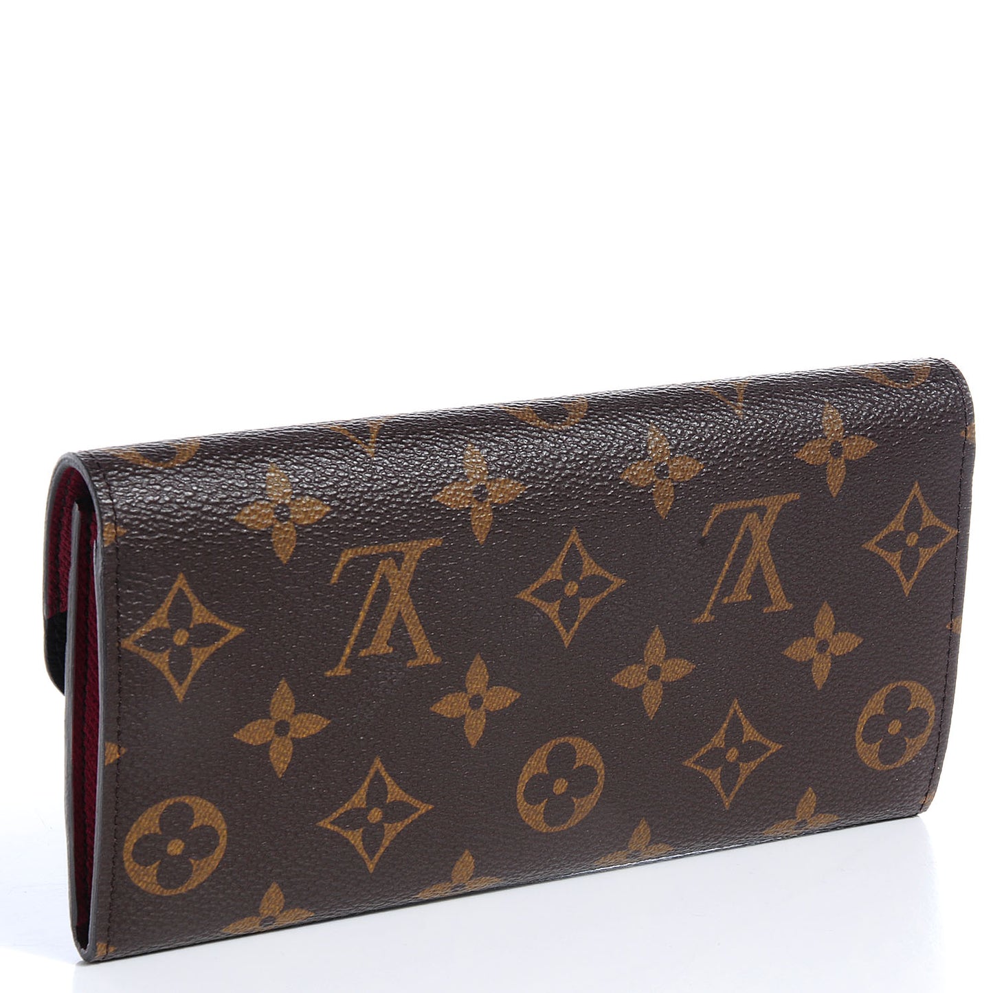 Monogram Emilie Wallet Rouge