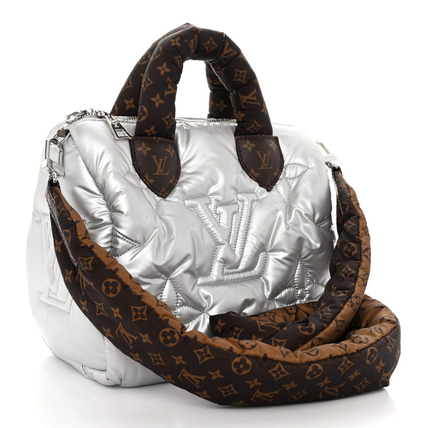 Louis Vuitton Econyl Mini Monogram Pillow Speedy Bandouliere 25 Silver 3 of 10