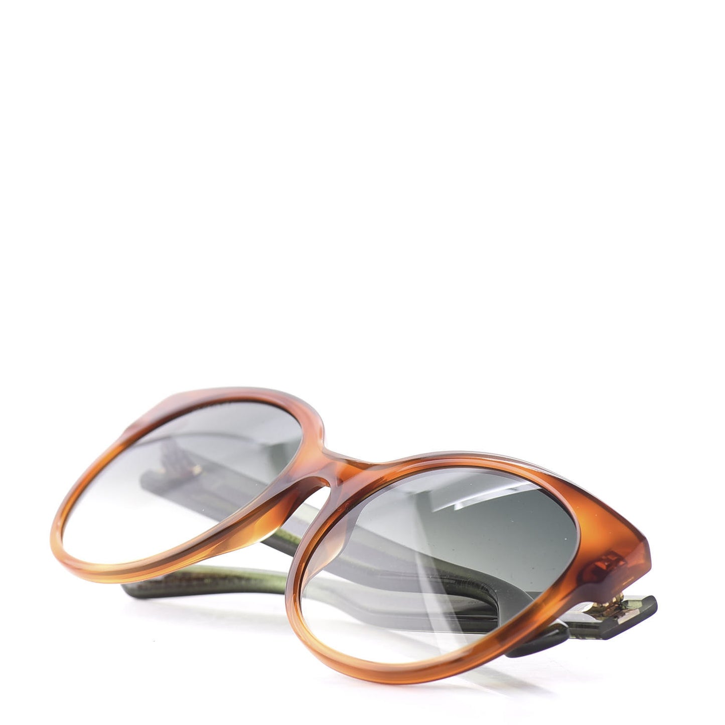 Round Eye GG Web Glitter GG0035S Sunglasses Tortoise