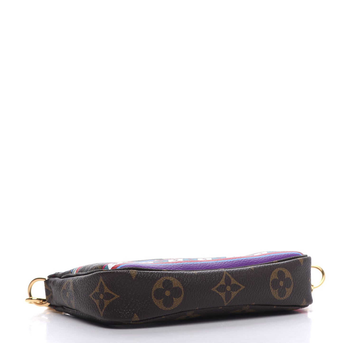 Monogram 2020 Christmas Animation Bumper Cars Mini Pochette Accessories Coquelicot