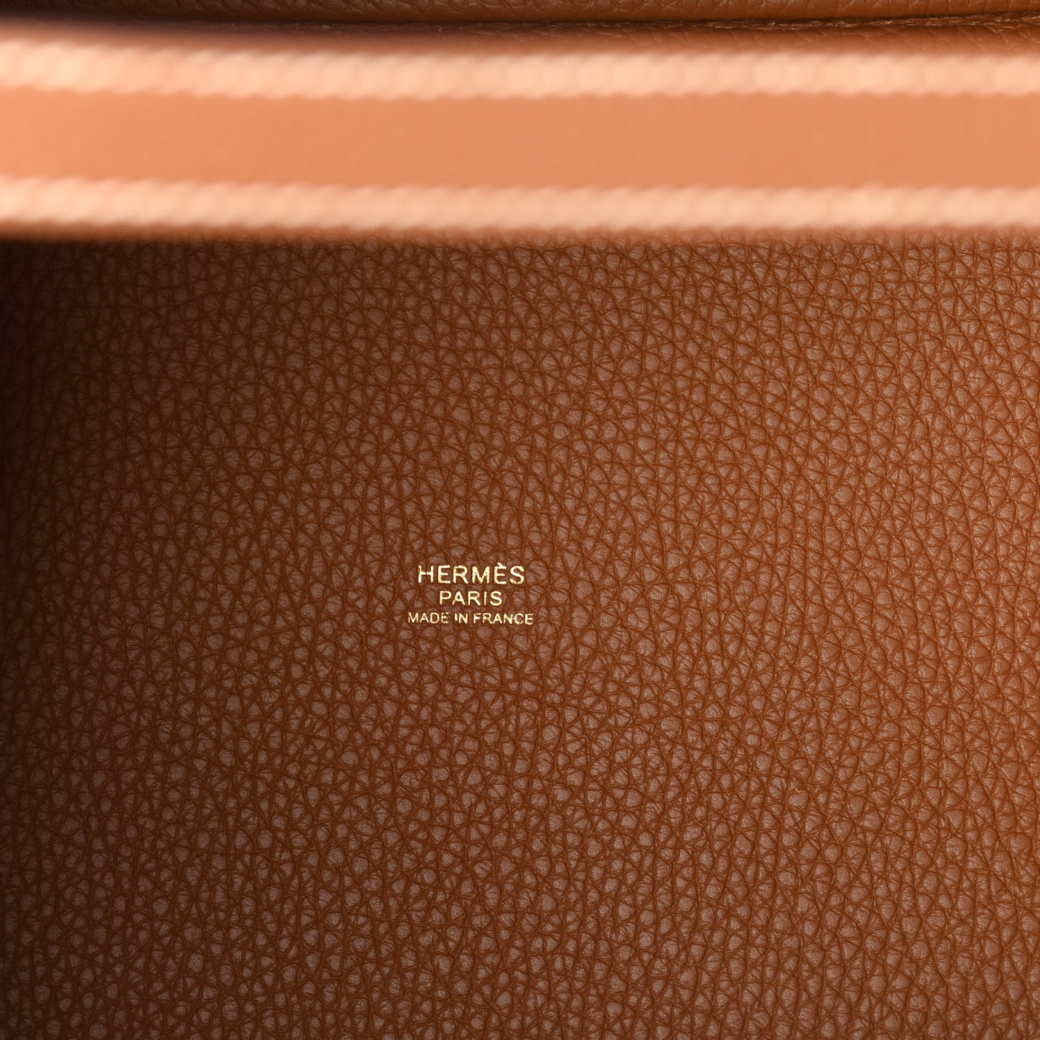 Hermes Taurillon Clemence Picotin Lock 22 MM Gold 5 of 12