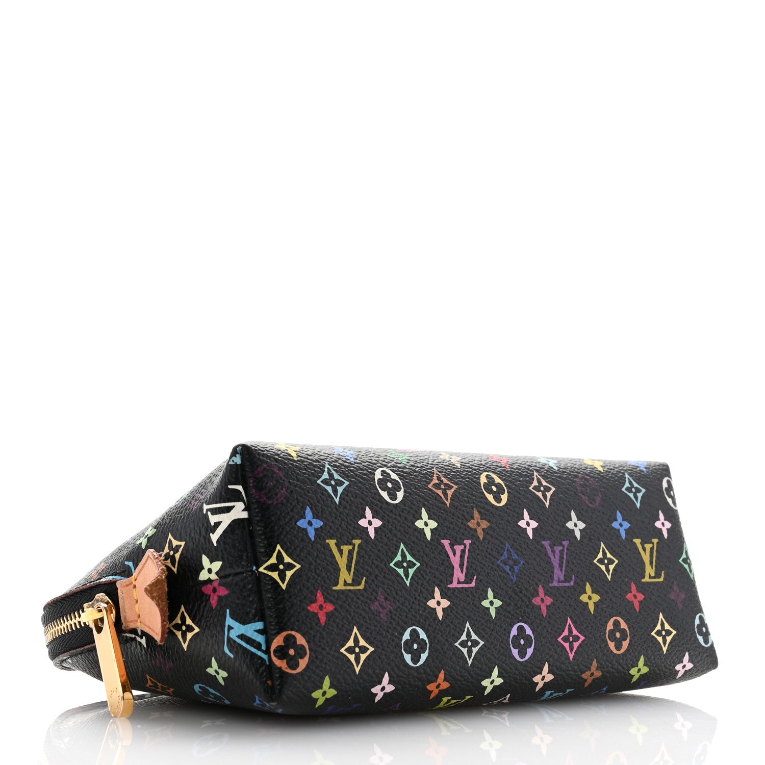 Louis Vuitton Monogram Multicolor Cosmetic Pouch Black Grenade 4 of 7