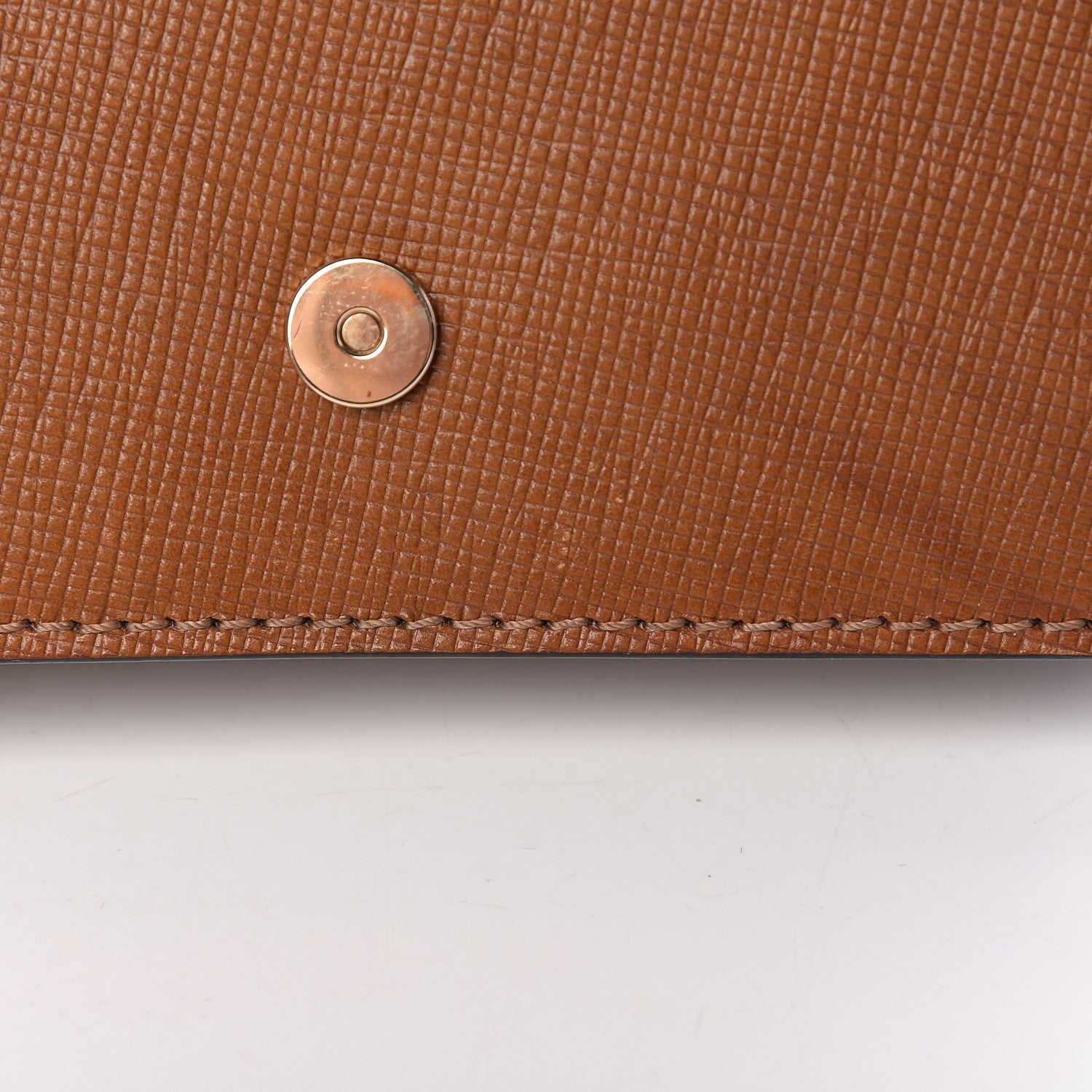 Burberry Grainy Calfskin House Check Small Buckle Bag Brown 12 of 13