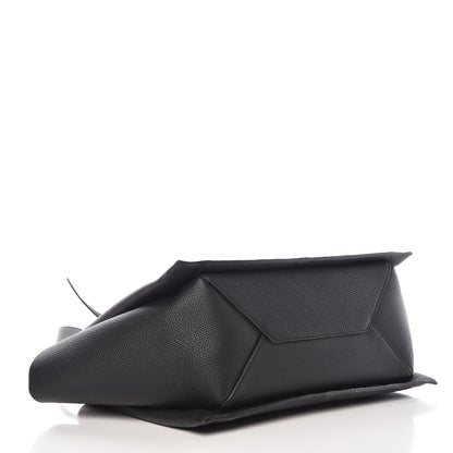 Celine Baby Grained Calfskin Small Tri-Fold Bag Black 4 of 8