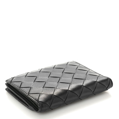 Bottega Veneta Nappa Intrecciato Small Bi-Fold Zip Wallet Black 4 of 8