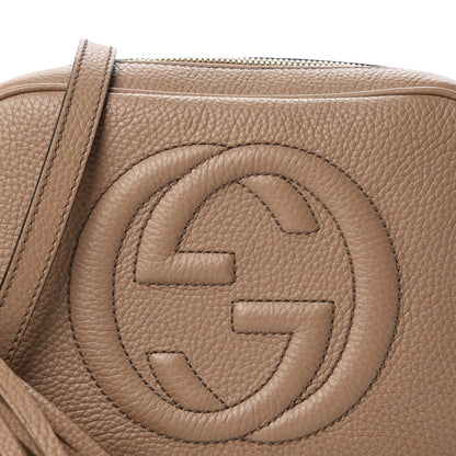 Gucci Pebbled Calfskin Small Soho Disco Bag Camelia 10 of 10