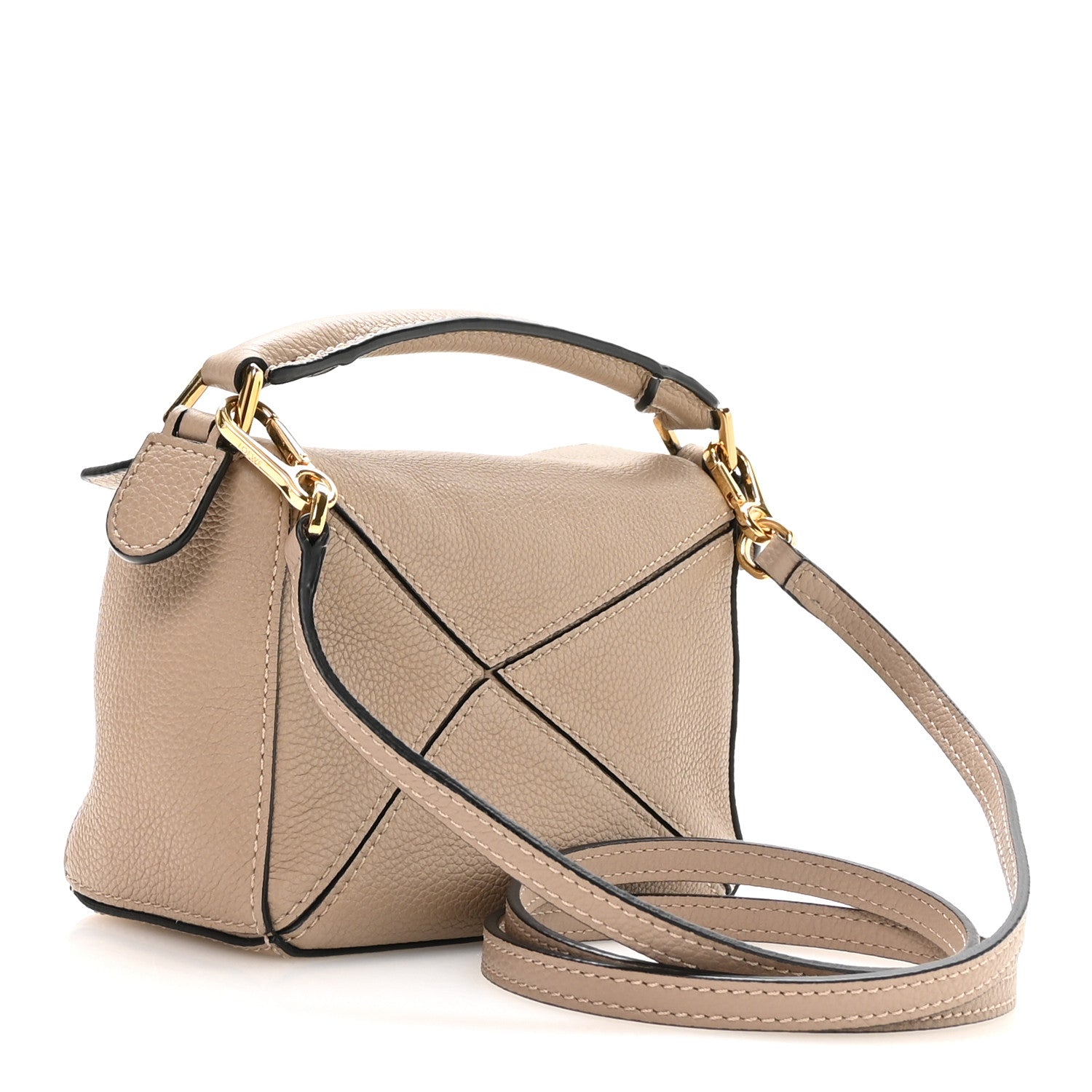 Loewe Calfskin Mini Puzzle Bag Sand 3 of 11