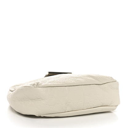 Gucci Guccissima Medium New Ladies Web Hobo White 4 of 10